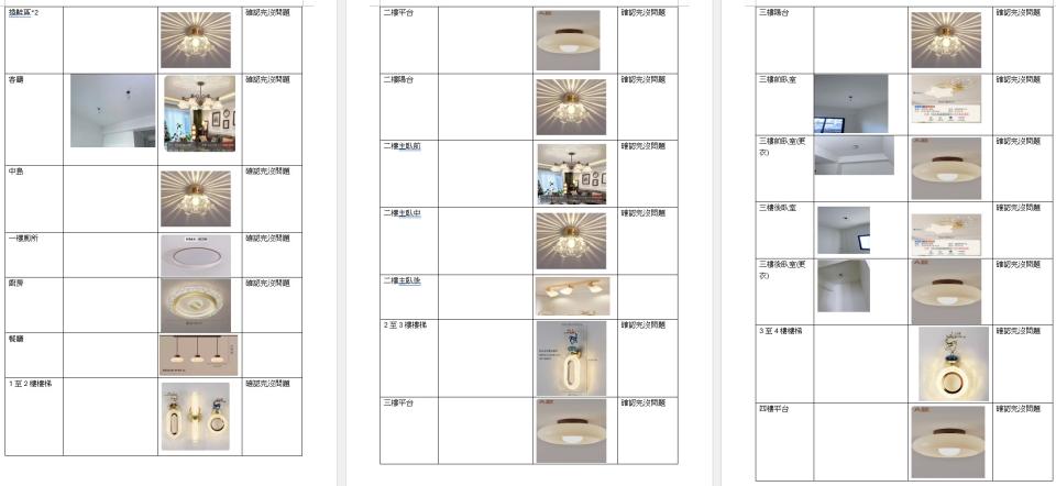 燈具安裝案件圖片