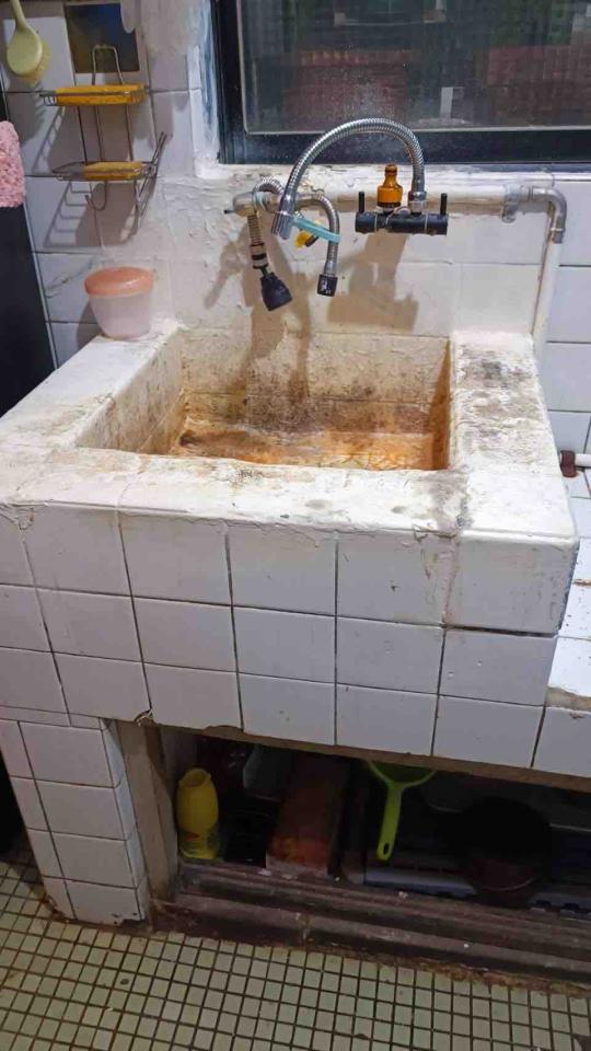 廚房水槽更換案件圖片