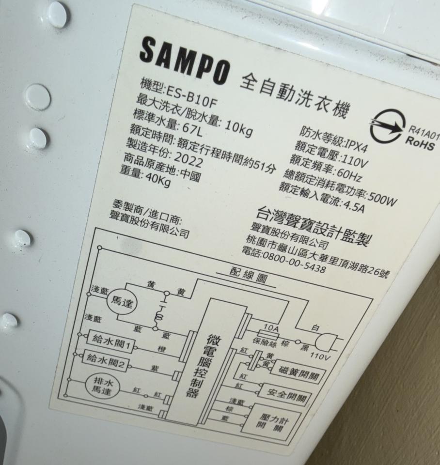 洗衣機清洗案件圖片