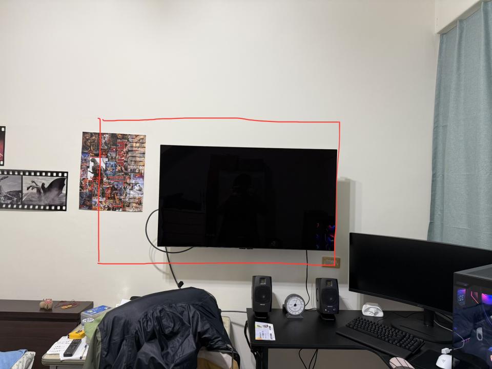 電視壁掛架安裝案件圖片