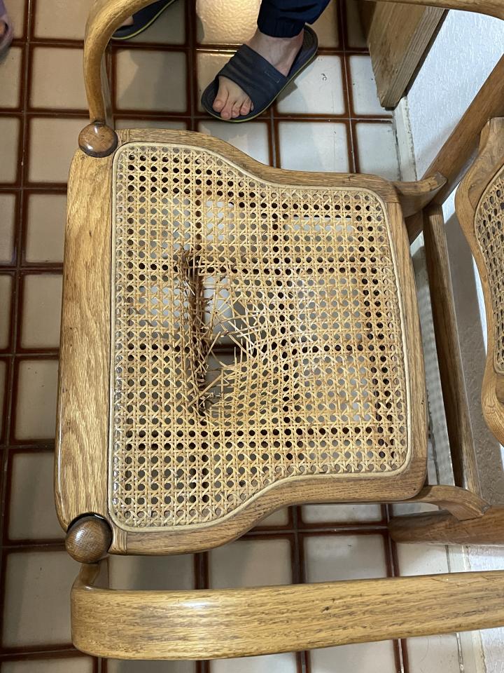 藤椅修理案件圖片