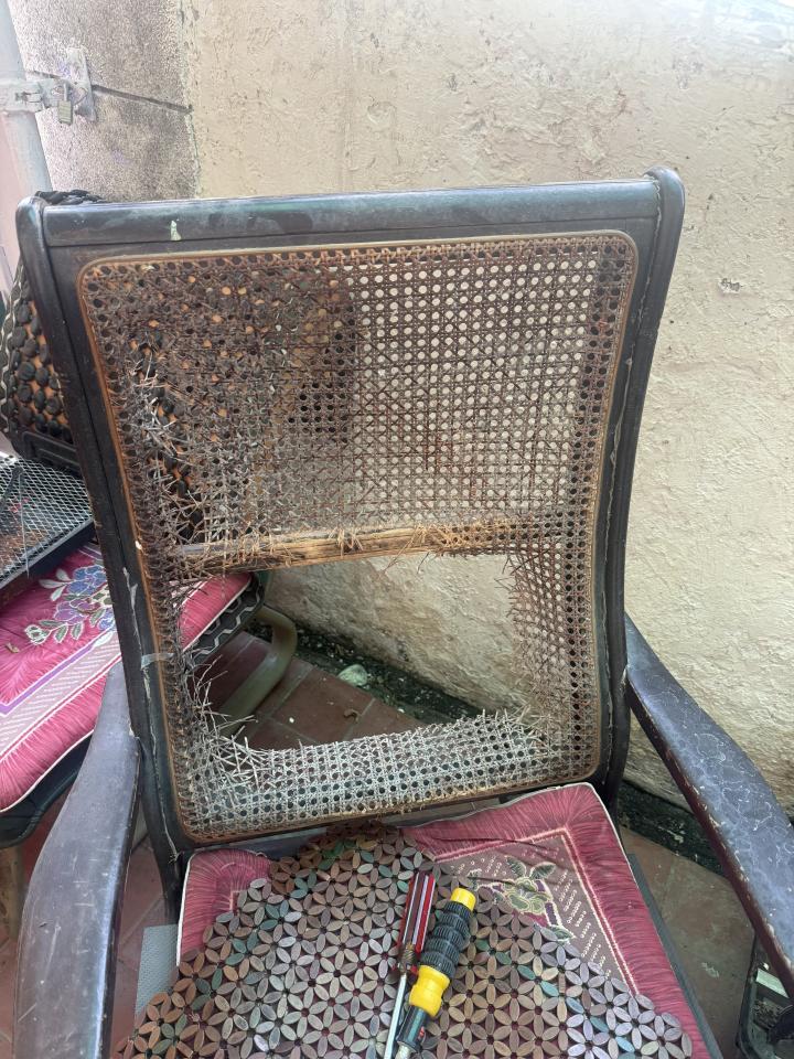 藤椅修理案件圖片