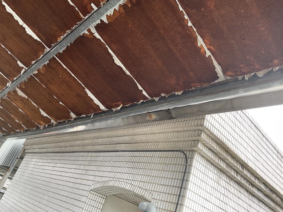 屋簷排水槽施工案件圖片