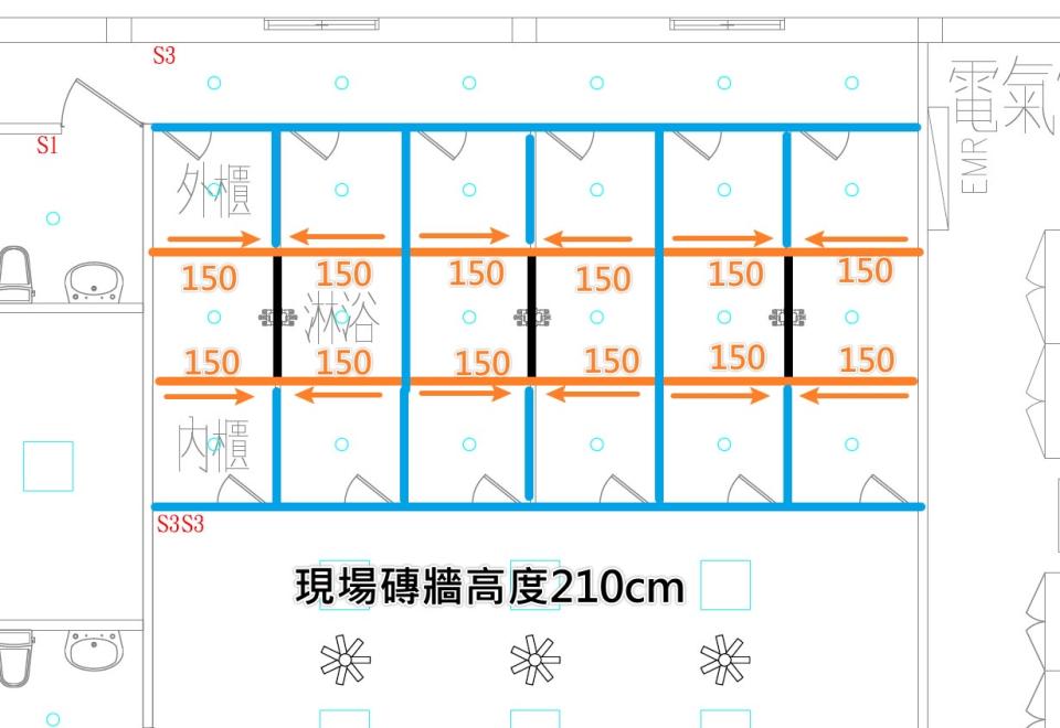 廁所隔間案件圖片