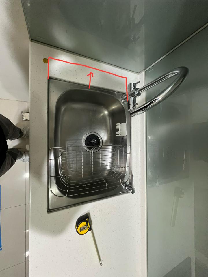 廚房水槽更換案件圖片