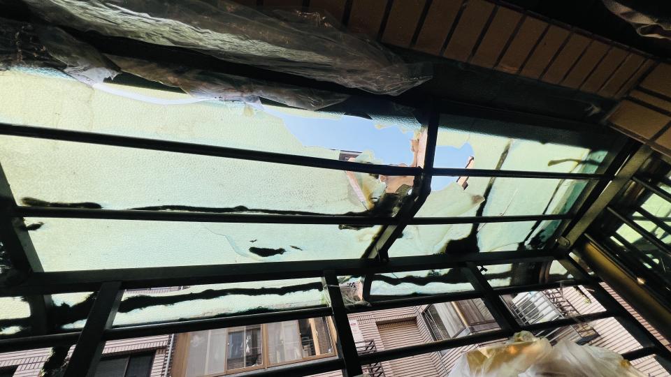 遮雨棚安裝案件圖片