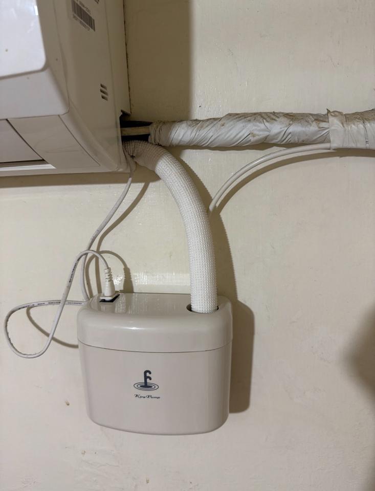 冷氣排水器安裝案件圖片