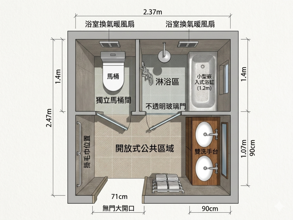 浴室翻新案件圖片
