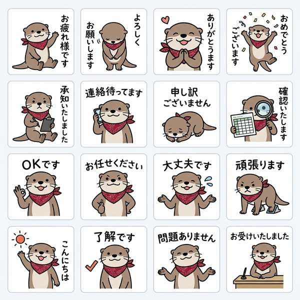 LINE貼圖製作案件圖片
