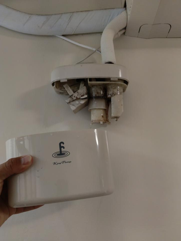 冷氣排水器安裝案件圖片