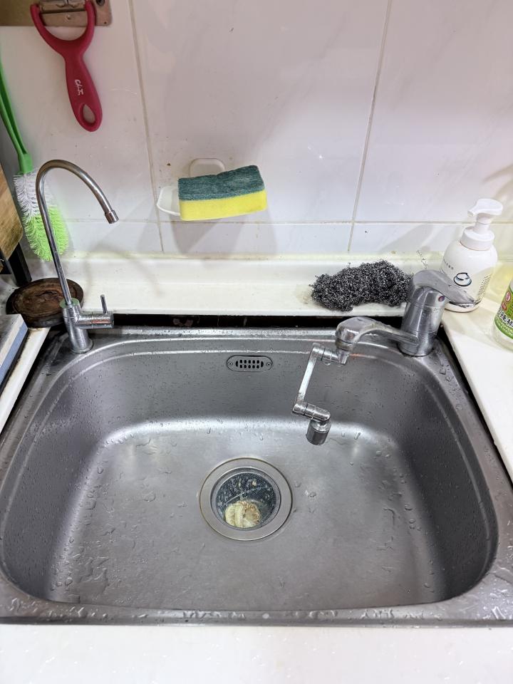 廚房水槽更換案件圖片