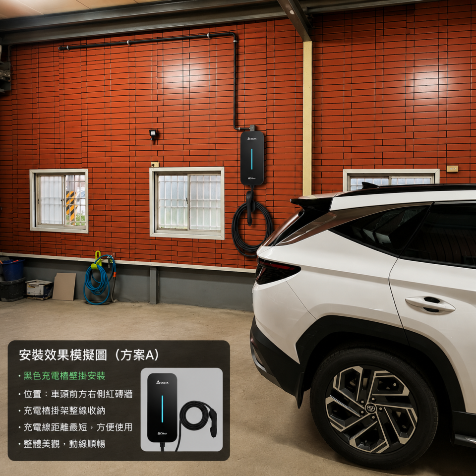 電動車充電樁安裝案件圖片