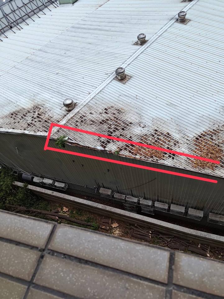 屋簷排水槽施工案件圖片
