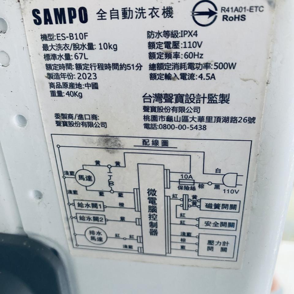 洗衣機清洗案件圖片