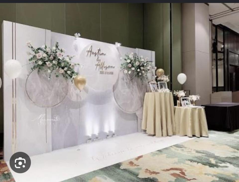 婚禮背板出租案件圖片