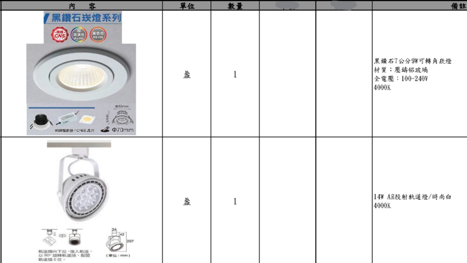 燈具安裝案件圖片