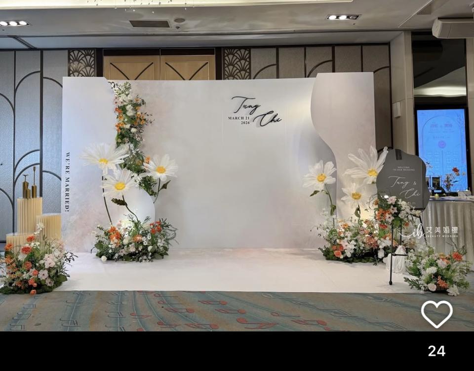 婚禮背板出租案件圖片