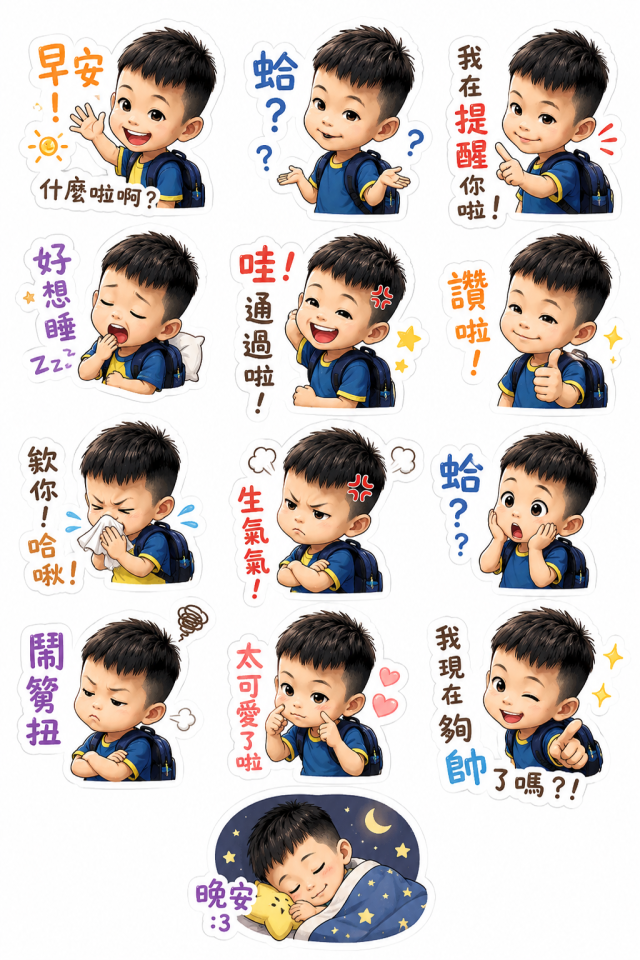 LINE貼圖製作案件圖片