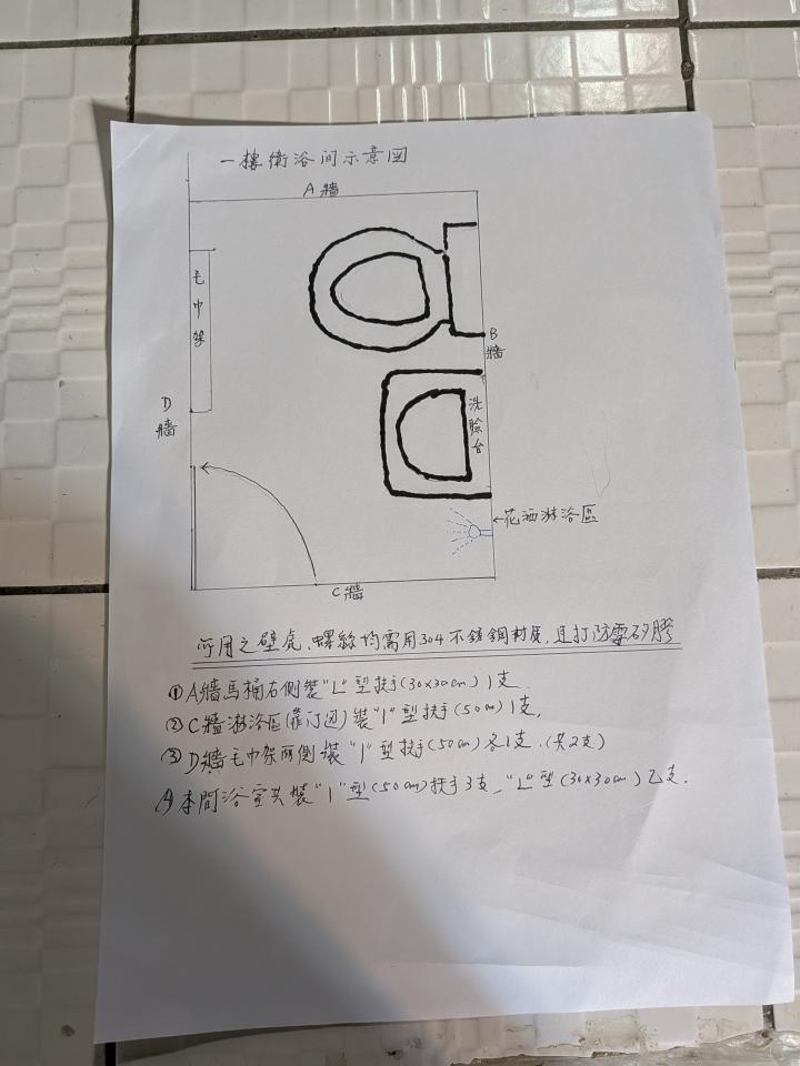 浴室扶手安裝案件圖片