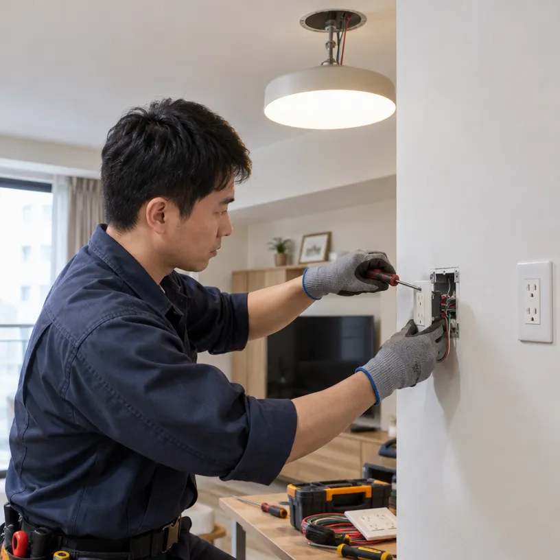 老屋插座迴路調整、燈具更新與生活用電點位改善
