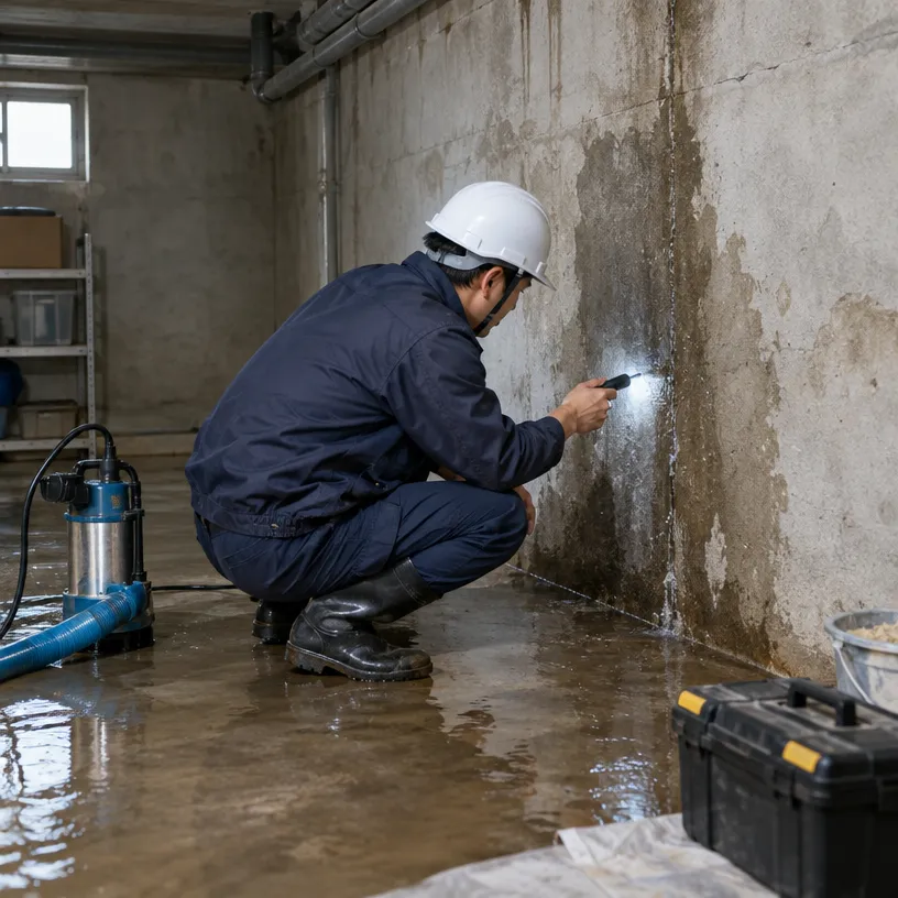 地下室牆面與地坪滲水的漏水判斷及防水修繕