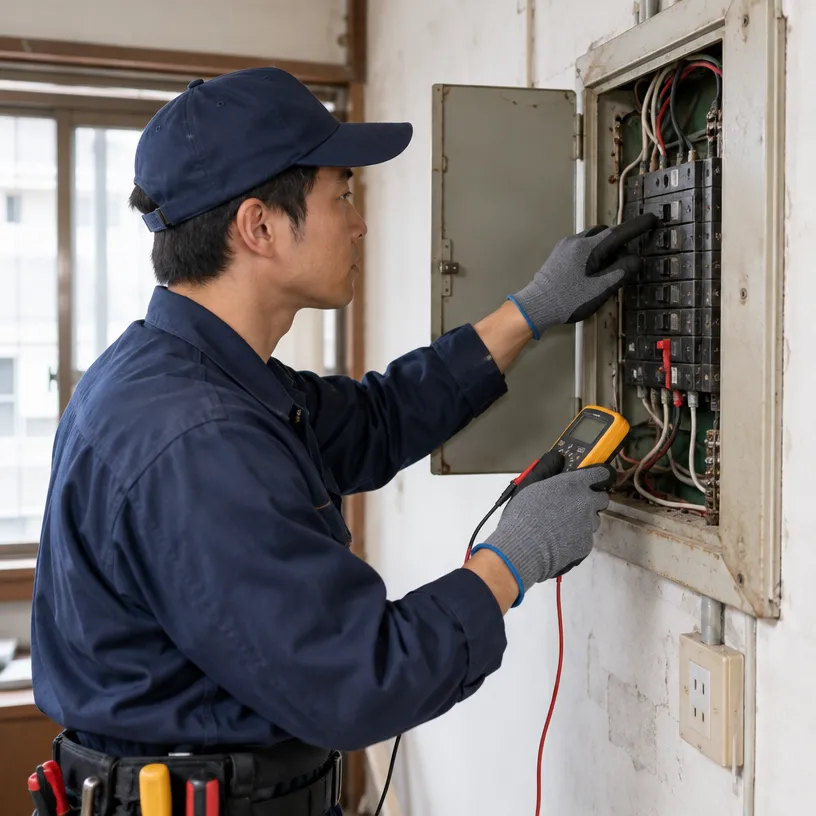 老屋跳電原因與老舊線路檢修,檢查配電箱、斷路器及線材狀態