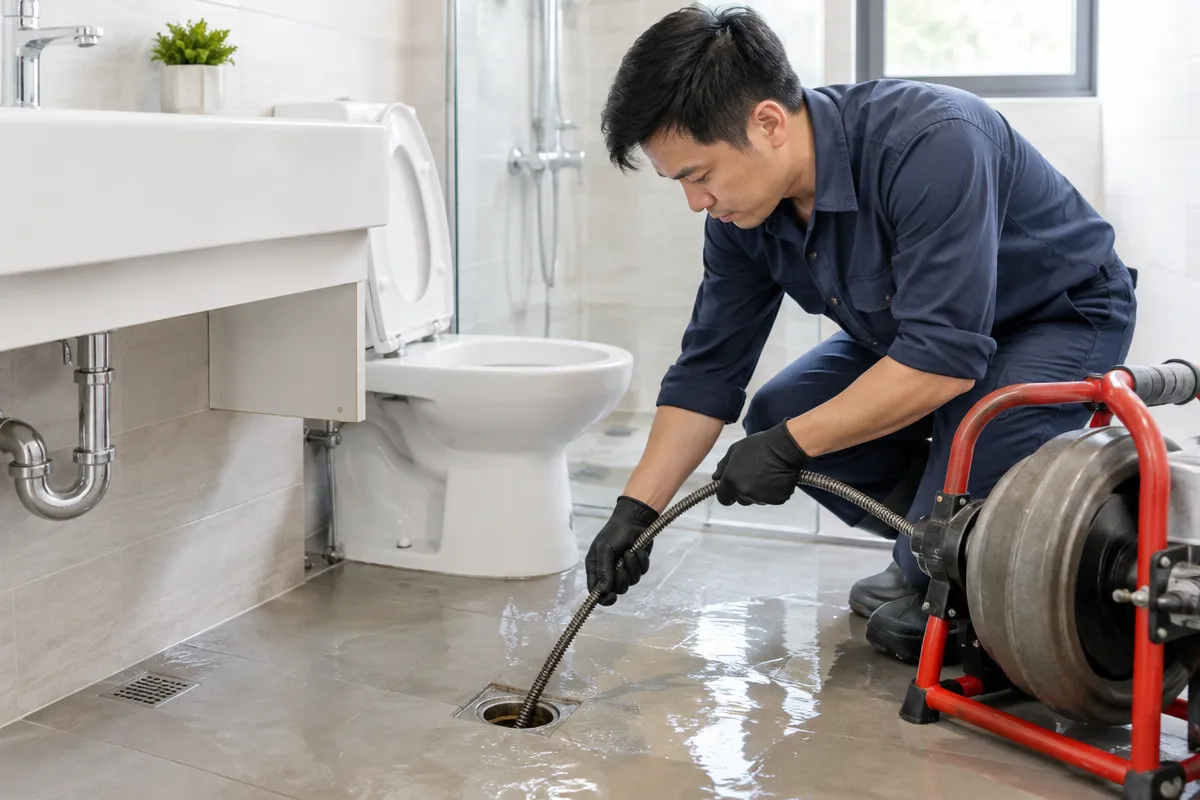 家中水槽、浴室地排與馬桶排水不通或污水回流的緊急疏通、清潔及管線檢查重點