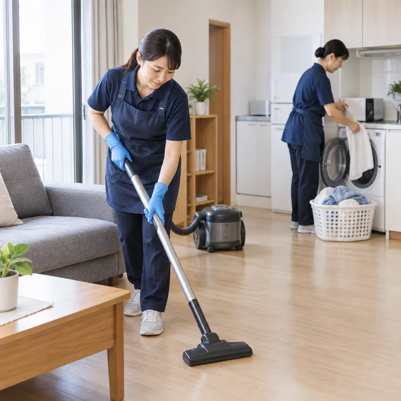 出院返家後的居家清潔、廚房整理與衣物洗滌服務