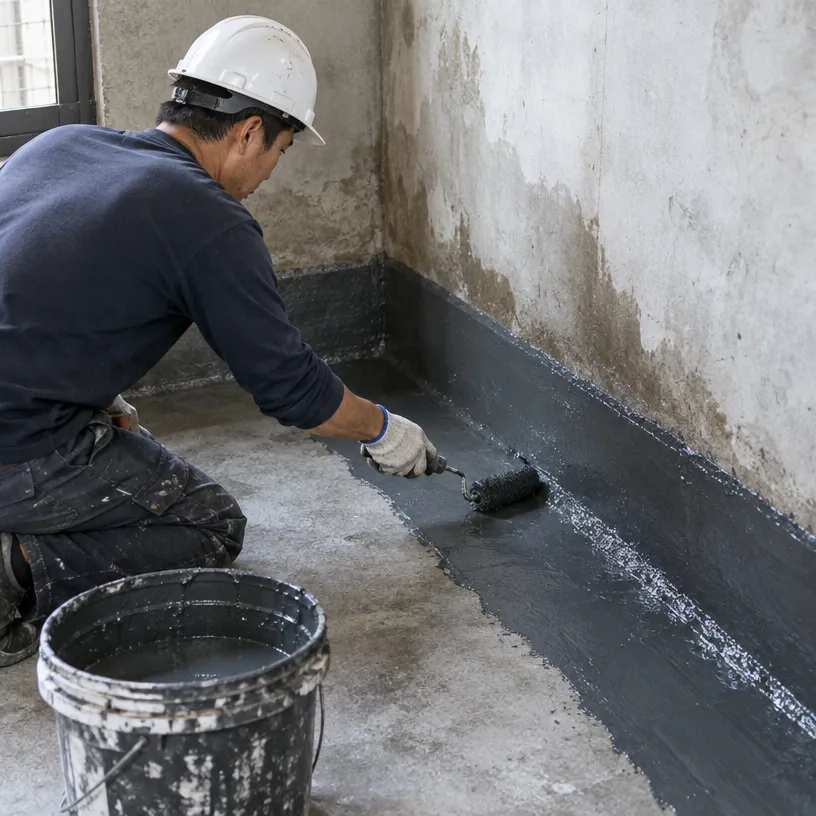 老屋地坪翻新前的防水與滲水修復工程