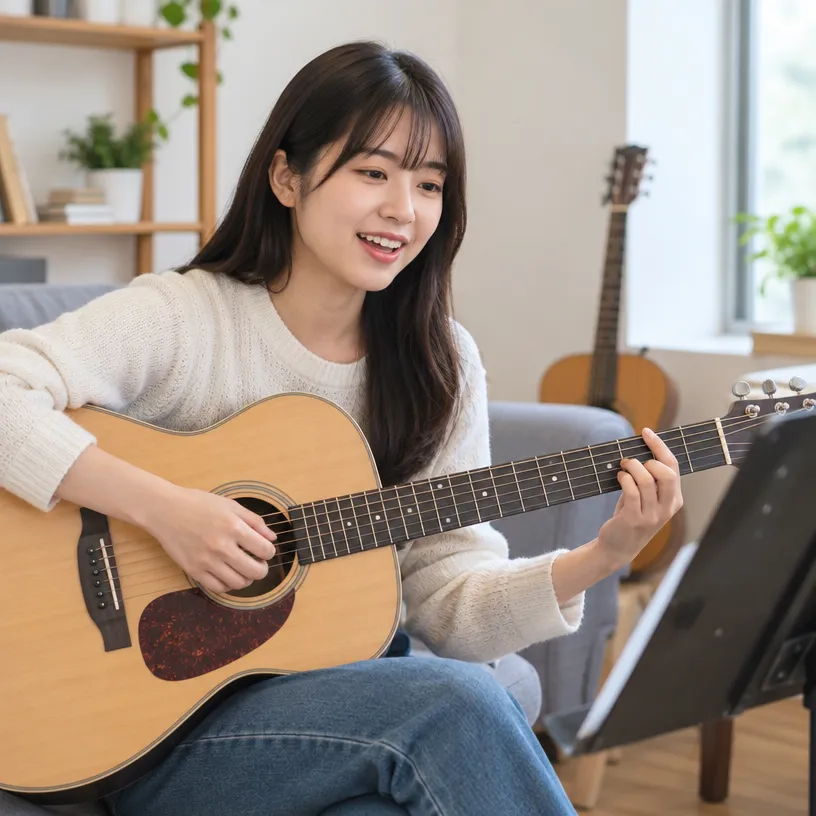 吉他伴奏入門：常用和弦、節奏型與歌曲伴奏練習