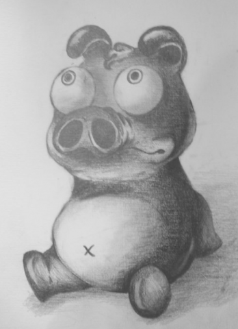 謝佩錡 - 鉛筆素描