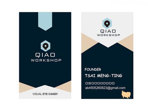 巧巧 x 工作坊 - 雙面名片設計