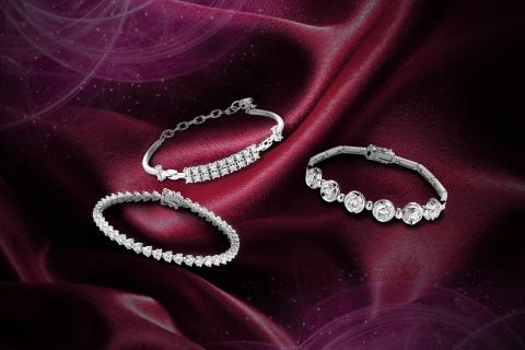 楊莉莉 - 鑽石手錬+ 18K, 並附有歐美認證等.