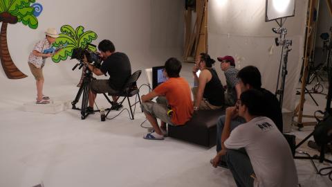 陳正中 - 工作側拍-電視廣告棚拍