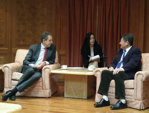 徐安祺💎中英口譯及英語教學工作室💎 - 中英逐步口譯，國際合球總會會長拜會體育署副署長