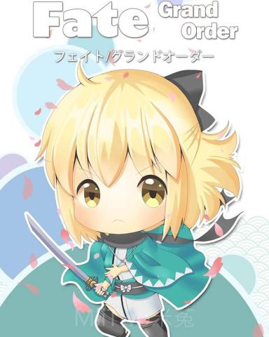 MiiTwo米菟 - FGO沖田總司Q版化