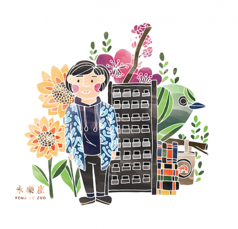 古川設計工作室 - 台灣26間獨立書店形象繪製