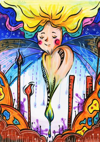 YIA - 《我的工具》
用具：麥克筆、代針筆、色鉛筆、牛奶筆