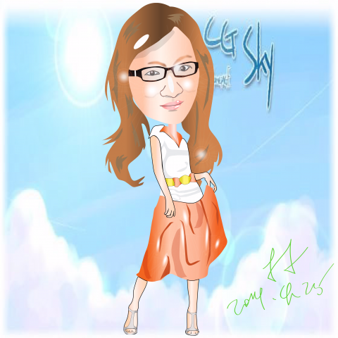 林瑋鈞 - 人像電腦插畫