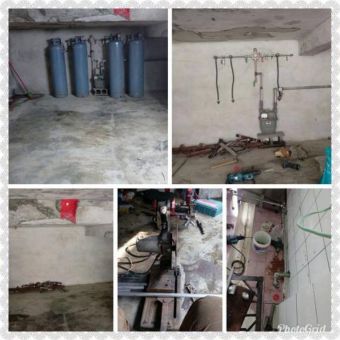裕申工程行(冷氣水電裝修工程) - 餐廳配合瓦斯行配營業用瓦斯
