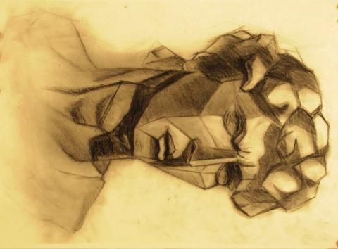 個人接案 - 炭筆手繪