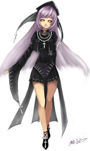 PriestsCat工作室 - 人物設計，牧師職業