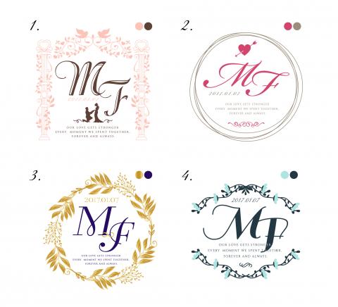 Pegasus 佩格絲 :: - 婚禮喜帖｜Logo 設計

結合新人Ｍ＆Ｆ字樣，以清新花草元素呈現logo質感。