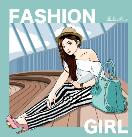 墨紙硯 Art Work - 時尚插畫