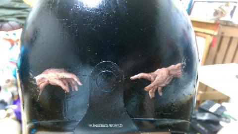 Monster's world - 壓克力手繪安全帽