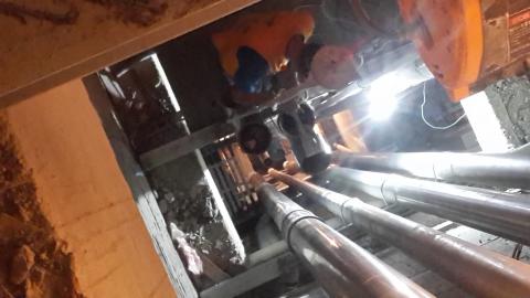 水電工程 - 管道間排水管配管