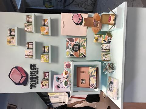 HAN design - 畢制整個展櫃設計與作品呈現