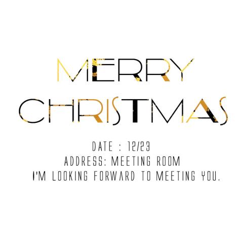 Rachel - 聖誕節活動邀請卡