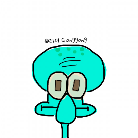 Uniquer - 海綿寶寶章魚哥手繪