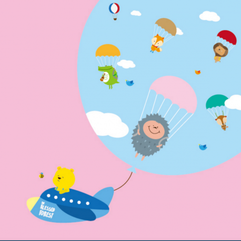 零設計 - 嬰兒用品插畫設計